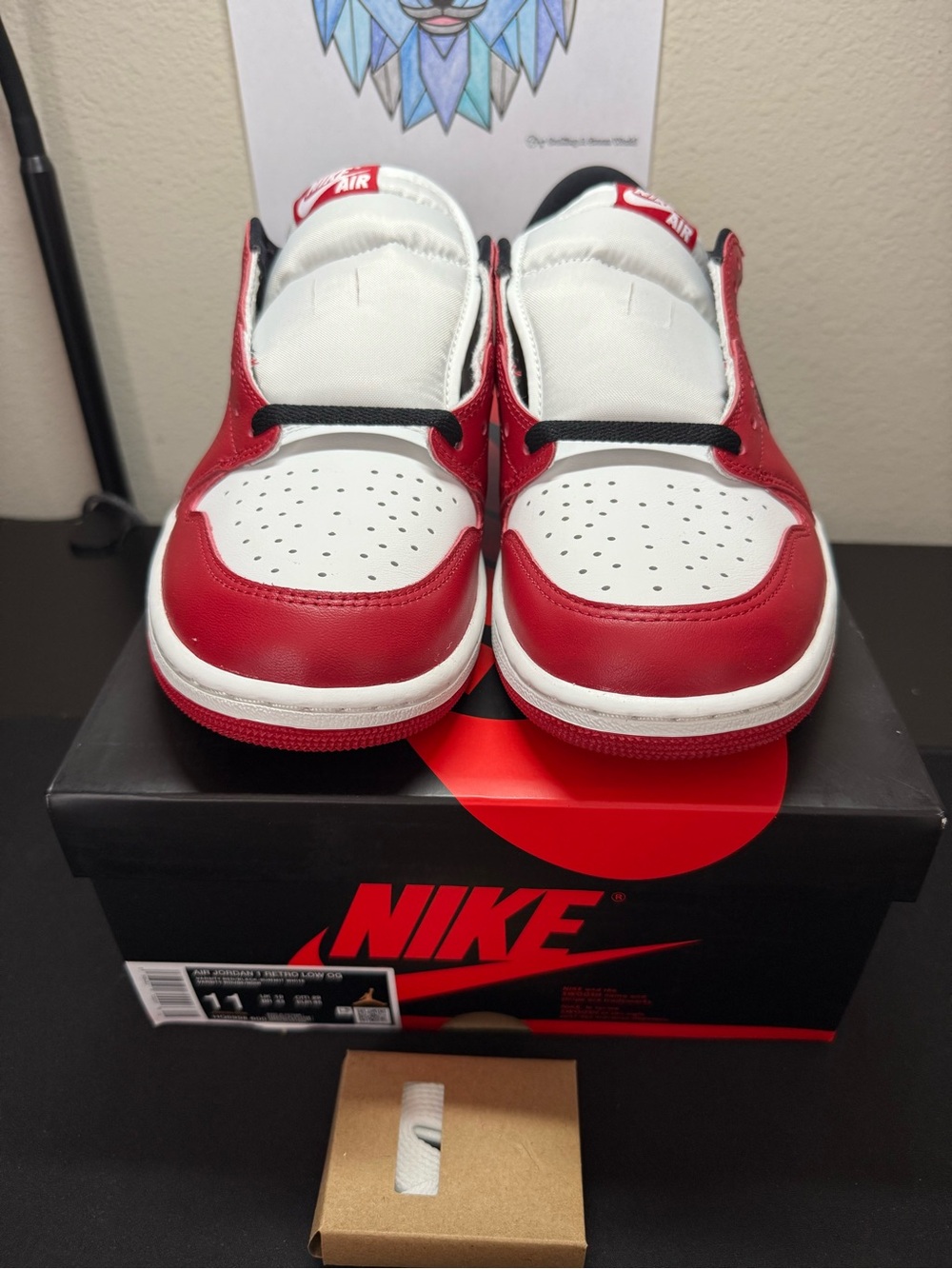 New Men’s size 11 Air Jordan 1 Low “Chicago”